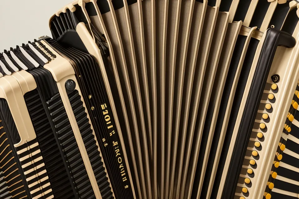 Nahaufnahme der 72 Stradella-Bassknöpfe am Hohner Concerto II – Referenzgerät beim Akkordeon lernen ohne Noten